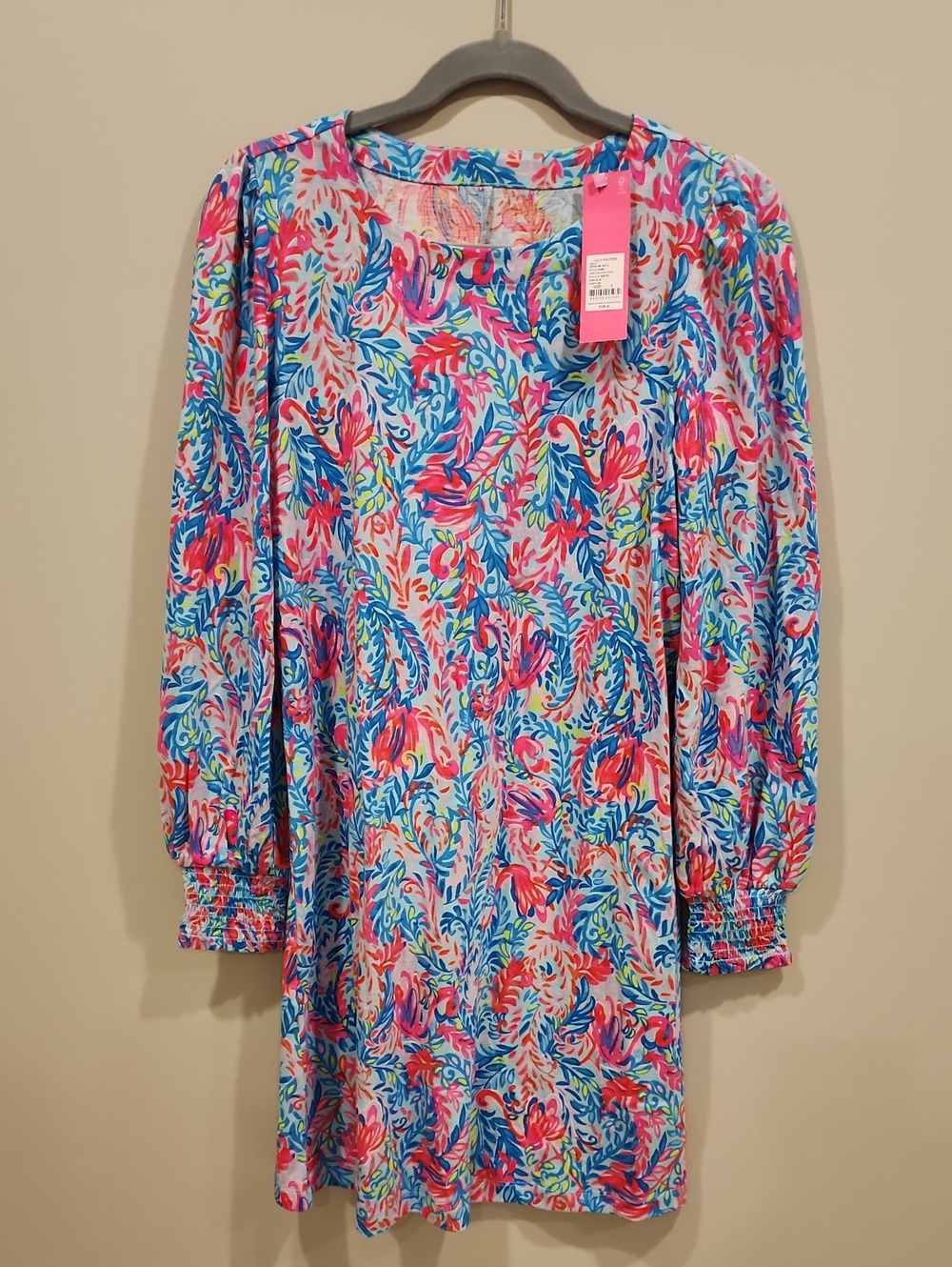 NWT Lilly Pulitzer Floral Shift Dress, Size Small